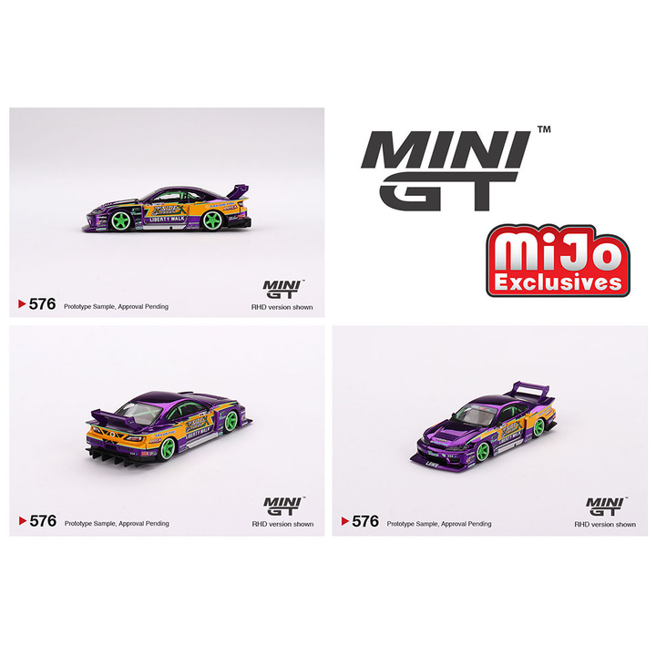 Mini GT - Nissan S15 Silvia LB-Super Silhouette 