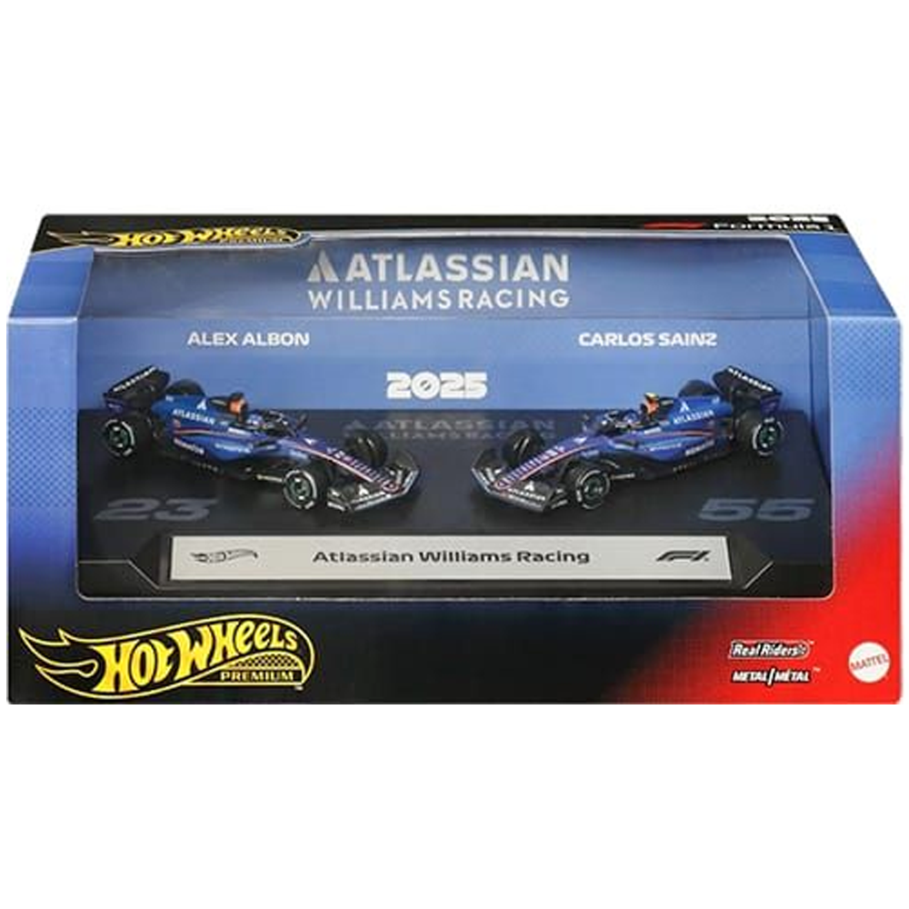 Hot Wheels - Atlassian Williams F1 Team 2-Pack - 2026 Formula 1 Series