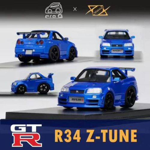 YM Model x Era Q - Nissan Skyline GT-R R34 Z-Tune "Tooned"