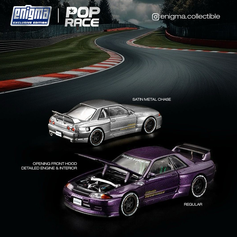 *Pre-Order* Pop Race - Pandem GT-R R32 - Magic Purple *Enigma Exclusive Edition*