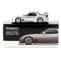 Tarmac Works - Mazda RX-7 (FD3S) Mazdaspeed A-Spec - Silver Stone Metallic - Global64 Series