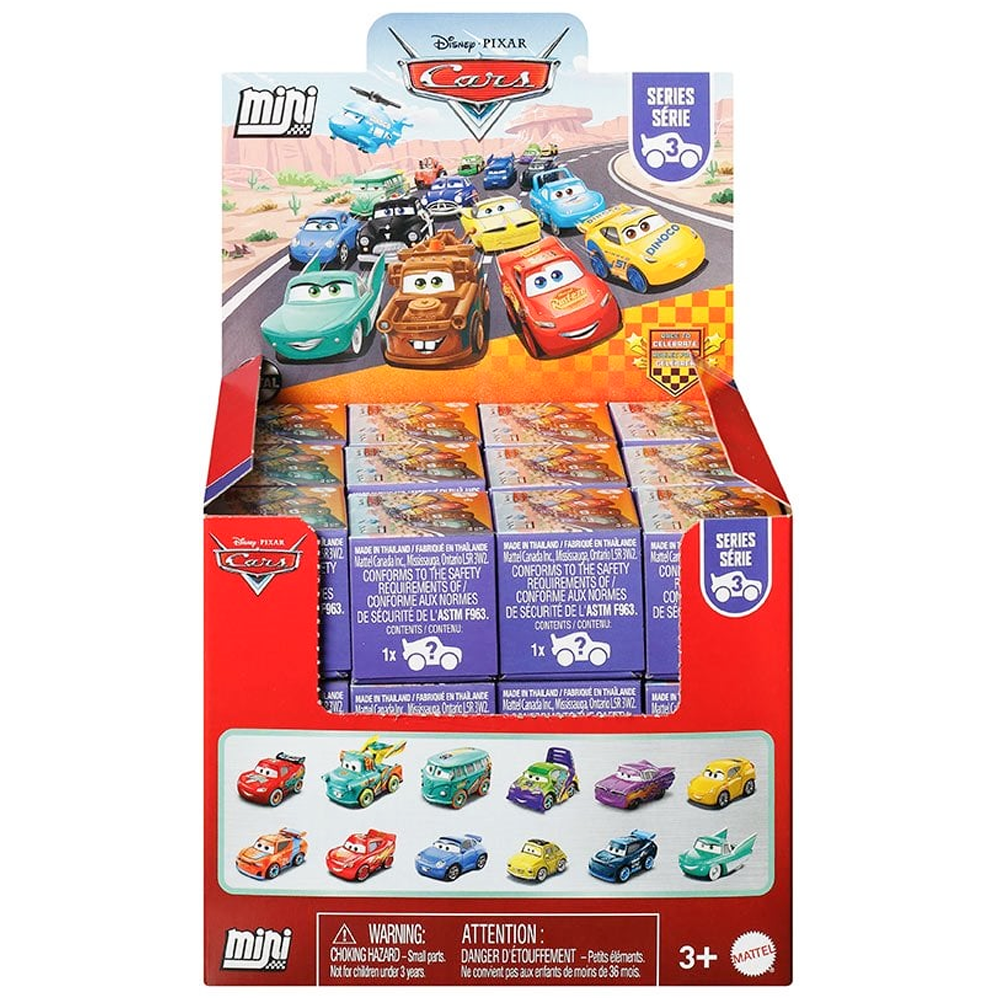 Disney Pixar - Cars Mini Racers Blind Pack (1 Random Car) - 2026 Series 3