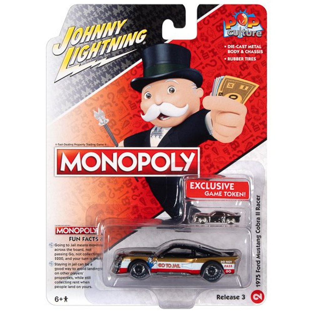 Johnny Lightning - 1975 Ford Mustang Cobra II Racer - 2021 Pop Culture Series
