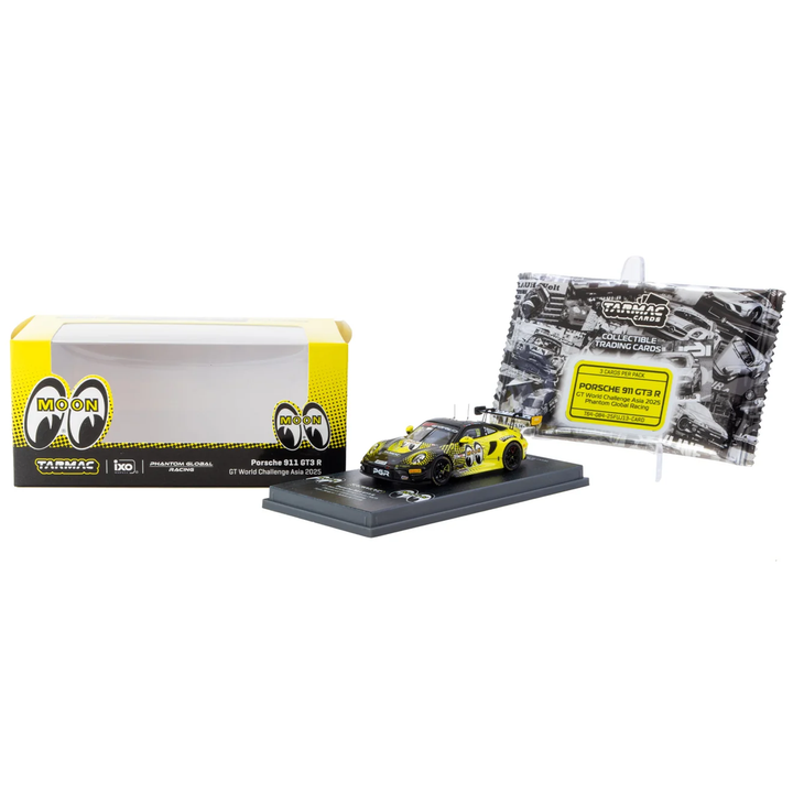 Tarmac Works x IXO Models - Porsche 911 GT3 R Trading Cards Combo Set - Hobby64 Series