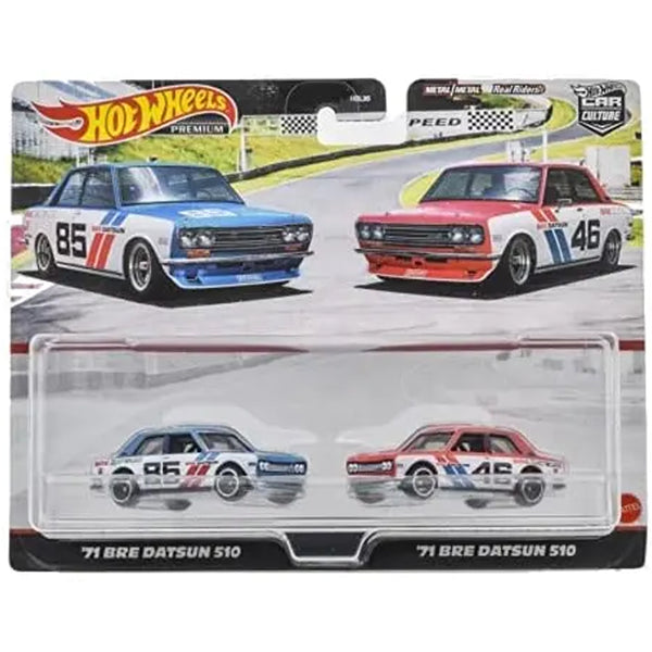 Hot Wheels - '71 Datsun 510 & '71 BRE Datsun 510 - 2022 Car Culture 2-Pack