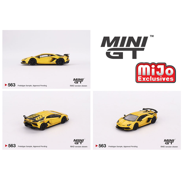 Mini GT - Lamborghini Aventador SVJ - Giallo Orion