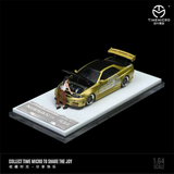 Time Micro - Nissan Skyline GT-R (R34) Z-Tune "BBS" - Gold w/ Figure