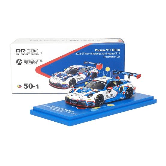 Almost Real - Porsche 911 GT3 R - 2026 GT World Challenge Asia Sepang 911 Presentation Car - Top CollectiblesDiecastAlmost Real