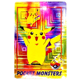 Amada - Pikachu - Prism Holo Sticker Card - 1998 Pocket Monsters Anime Collection - Top CollectiblesCollectible CardsPokémon