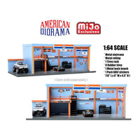 American Diorama - Gulf Garage Diorama *MiJo Exclusive* - Top CollectiblesDiecastAmerican Diorama