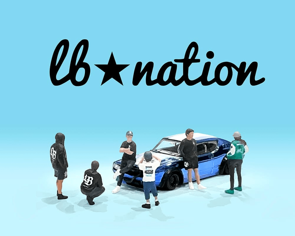American Diorama - Liberty Walk LB Nation Figure Set *Pre - Order* - Top CollectiblesDiecastAmerican Diorama