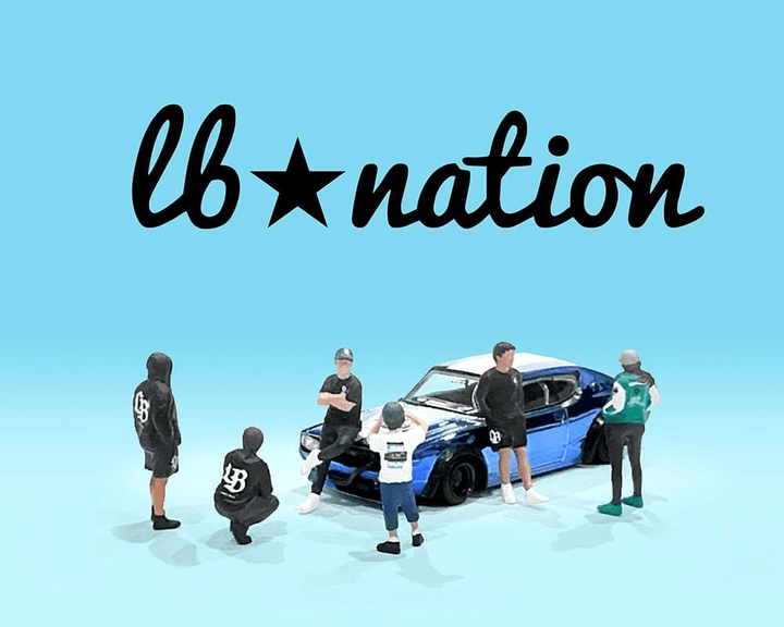 American Diorama - Liberty Walk LB Nation Figure Set *Pre - Order* - Top CollectiblesDiecastAmerican Diorama