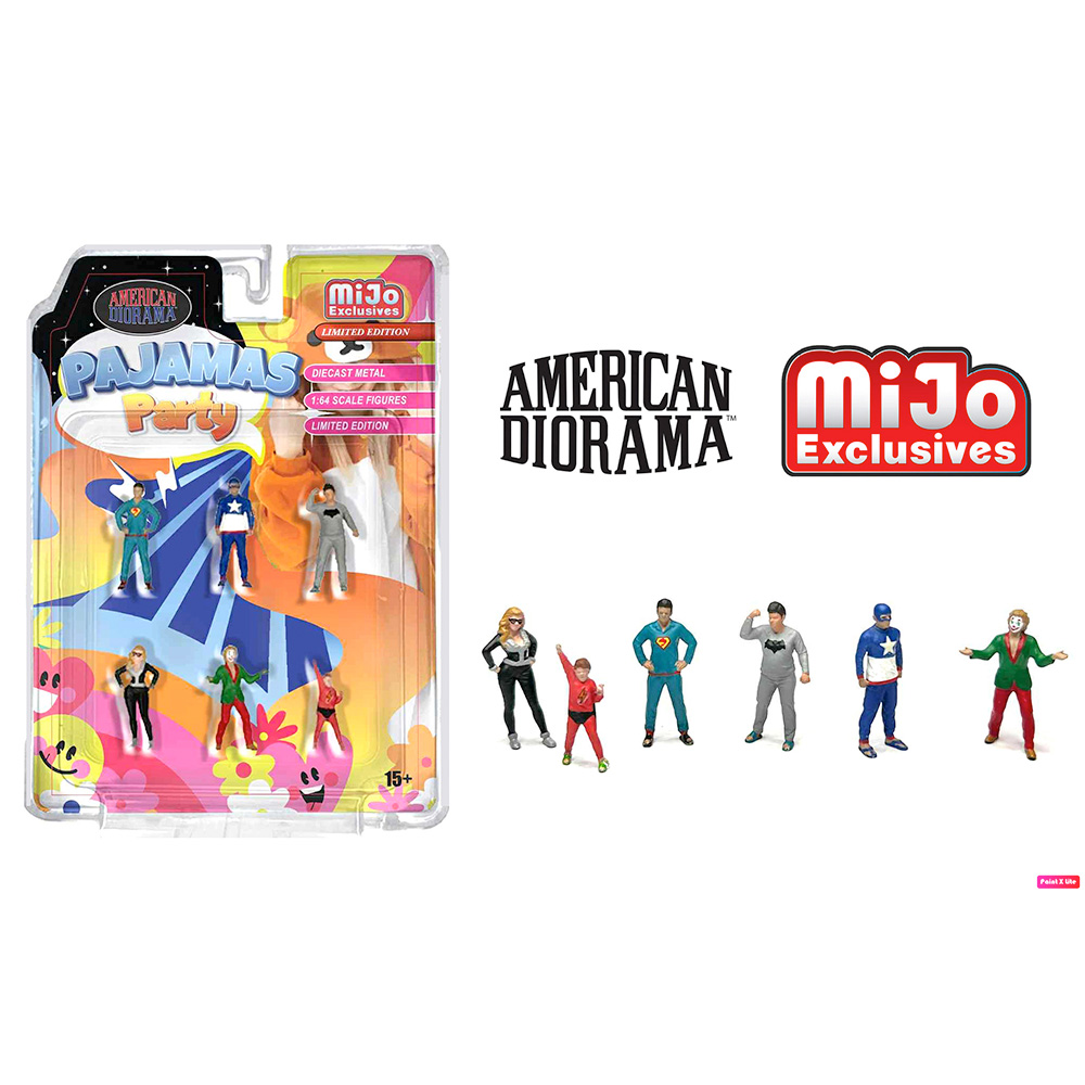 American Diorama - Pajamas Party Figures - *MiJo Exclusive* - Top CollectiblesDiecastAmerican Diorama