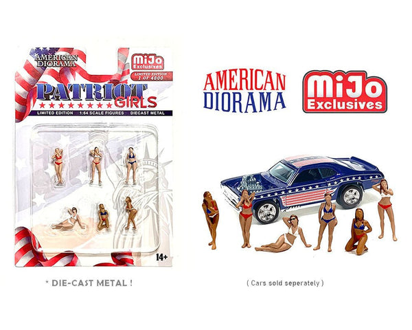 American Diorama - Patriot Girls Figures - *MiJo Exclusive* - Top CollectiblesDiecastAmerican Diorama