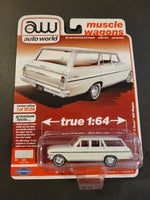 Auto World - 1963 Chevy II Nova 400 Wagon - 2021 Muscle Wagons Series - Top CollectiblesDiecastAuto World