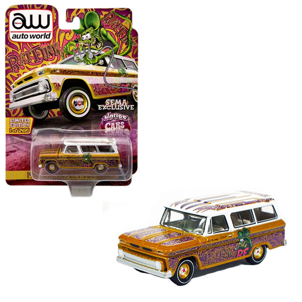 Auto World - 1965 Chevrolet Suburban - 2022 *SEMA Exclusive* - Top CollectiblesDiecastAuto World