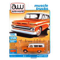 Auto World - 1965 Chevy Suburban - 2020 Muscle Trucks Series - Top CollectiblesDiecastAuto World