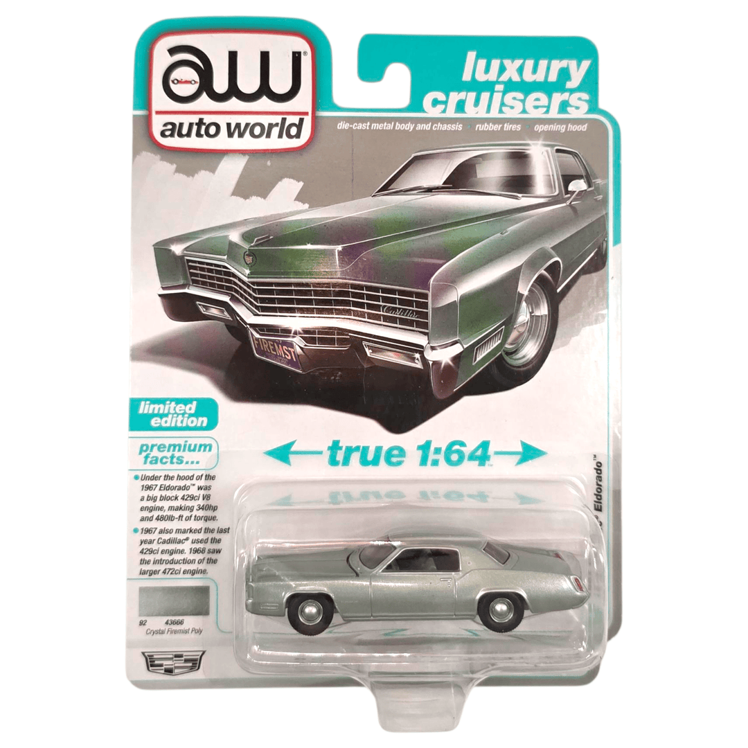 Auto World - 1967 Cadillac Eldorado - 2025 Luxury Cruisers Series - Top CollectiblesDiecastAuto World
