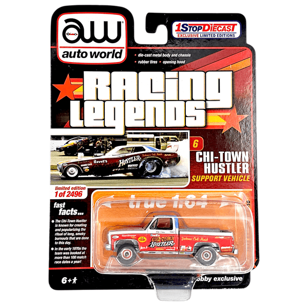 Auto World - 1973 Chevrolet C - 10 - 2022 Racing Legends Series *1StopDiecast Exclusive* - Top CollectiblesDiecastAuto World