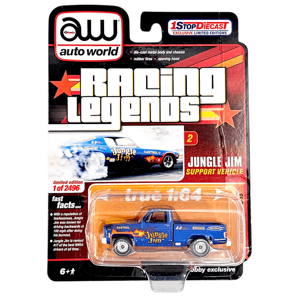 Auto World - 1973 Chevrolet C - 10 - 2022 Racing Legends Series *1StopDiecast Exclusive* - Top CollectiblesDiecastAuto World