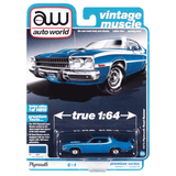 Auto World - 1973 Plymouth Road Runner - 2022 Vintage Muscle Series - Top CollectiblesDiecastAuto World