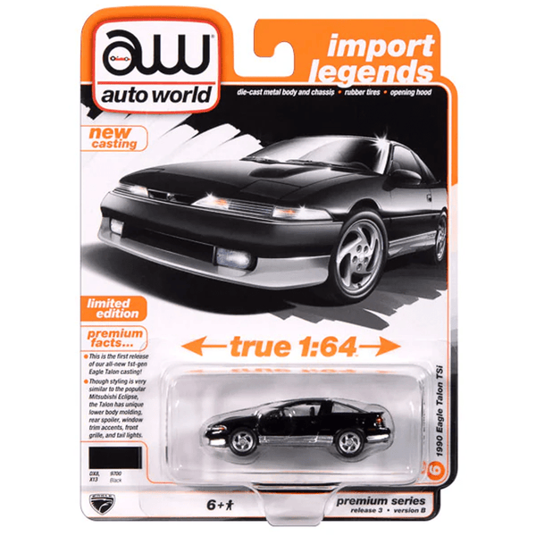 Auto World - 1990 Eagle Talon TSi - 2025 Import Legends Series - Top CollectiblesDiecastAuto World