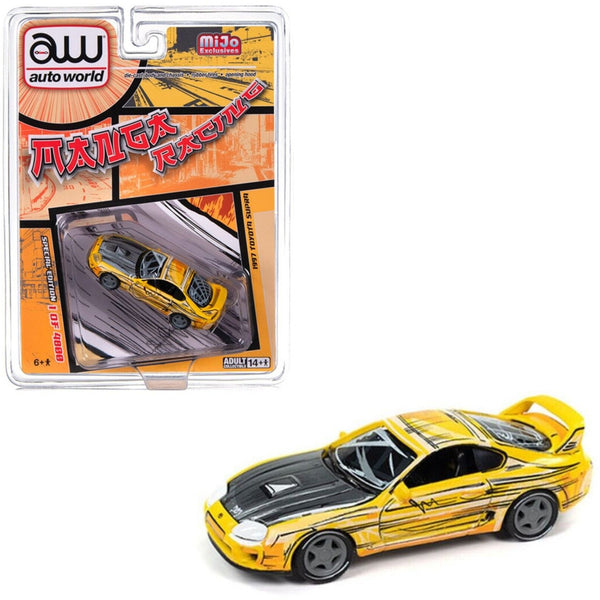 Auto World - 1997 Toyota Supra - 2024 Manga Art Series - Top CollectiblesDiecastAuto World