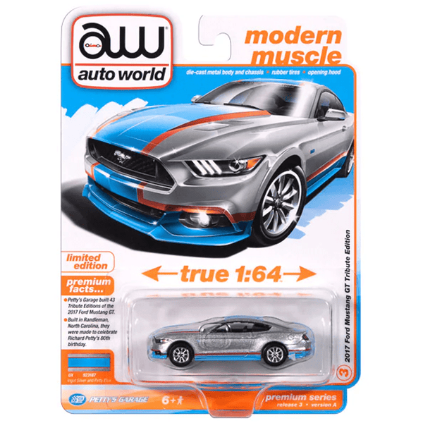 Auto World - 2016 Ford Mustang GT King Premier Edition - 2025 Modern Muscle Series - Top CollectiblesDiecastAuto World