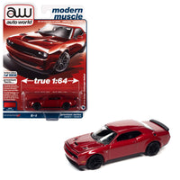 Auto World - 2018 Dodge Challenger Hellcat - 2021 Modern Muscle Series - Top CollectiblesDiecastAuto World