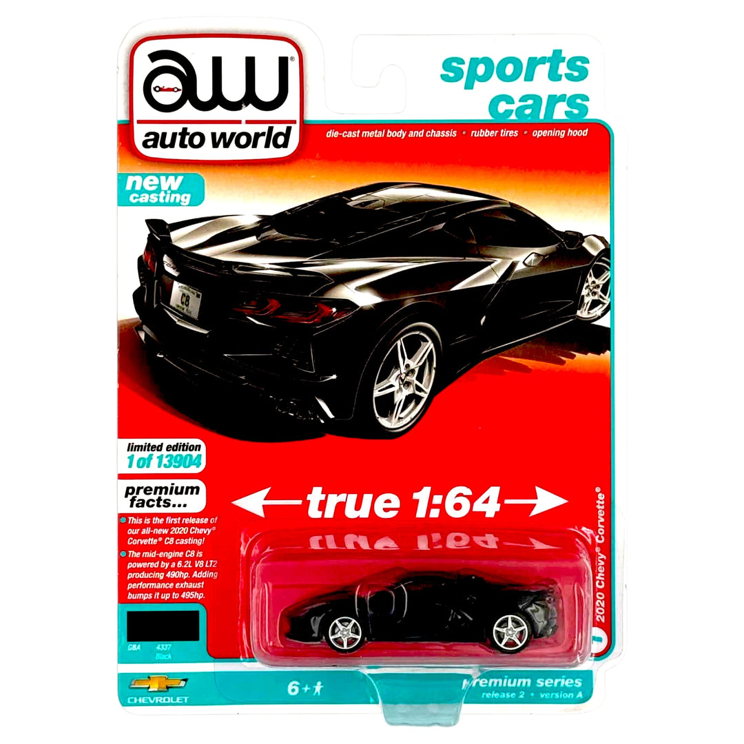 Auto World - 2020 Chevy Corvette - 2021 Sport Cars Series - Top CollectiblesDiecastAuto World