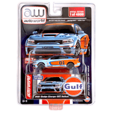 Auto World - 2021 Dodge Charger SRT Hellcat Custom - Gulf - Top CollectiblesDiecastAuto World