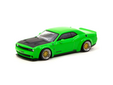 Tarmac Works - LB-WORKS Dodge Challenger SRT Hellcat - Green - Global64 Series