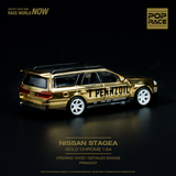 Pop Race - Nissan Stagea R34 - Pennzoil Chrome Gold