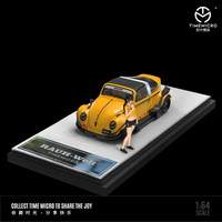 Time Micro - Volkswagen RWB Beetle Targa w/ Figure - Yellow