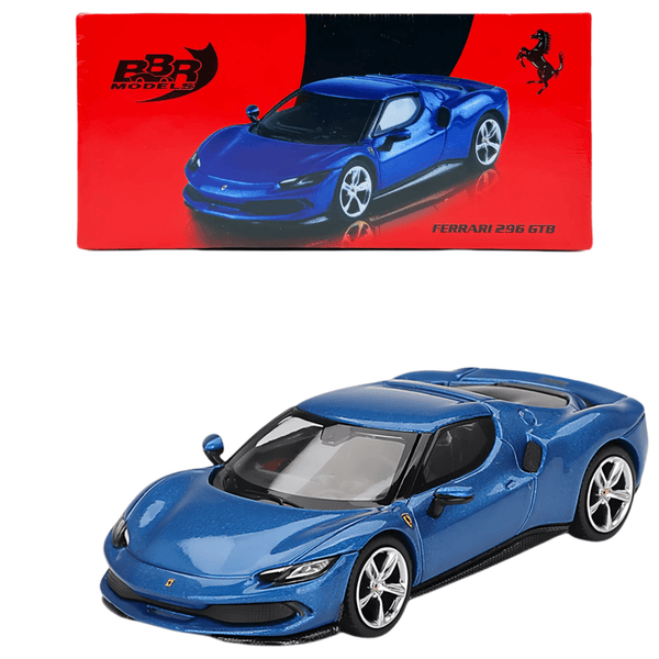 BBR Models - Ferrari 296 GTB - Blu Corsa - Top CollectiblesDiecastBBR Models
