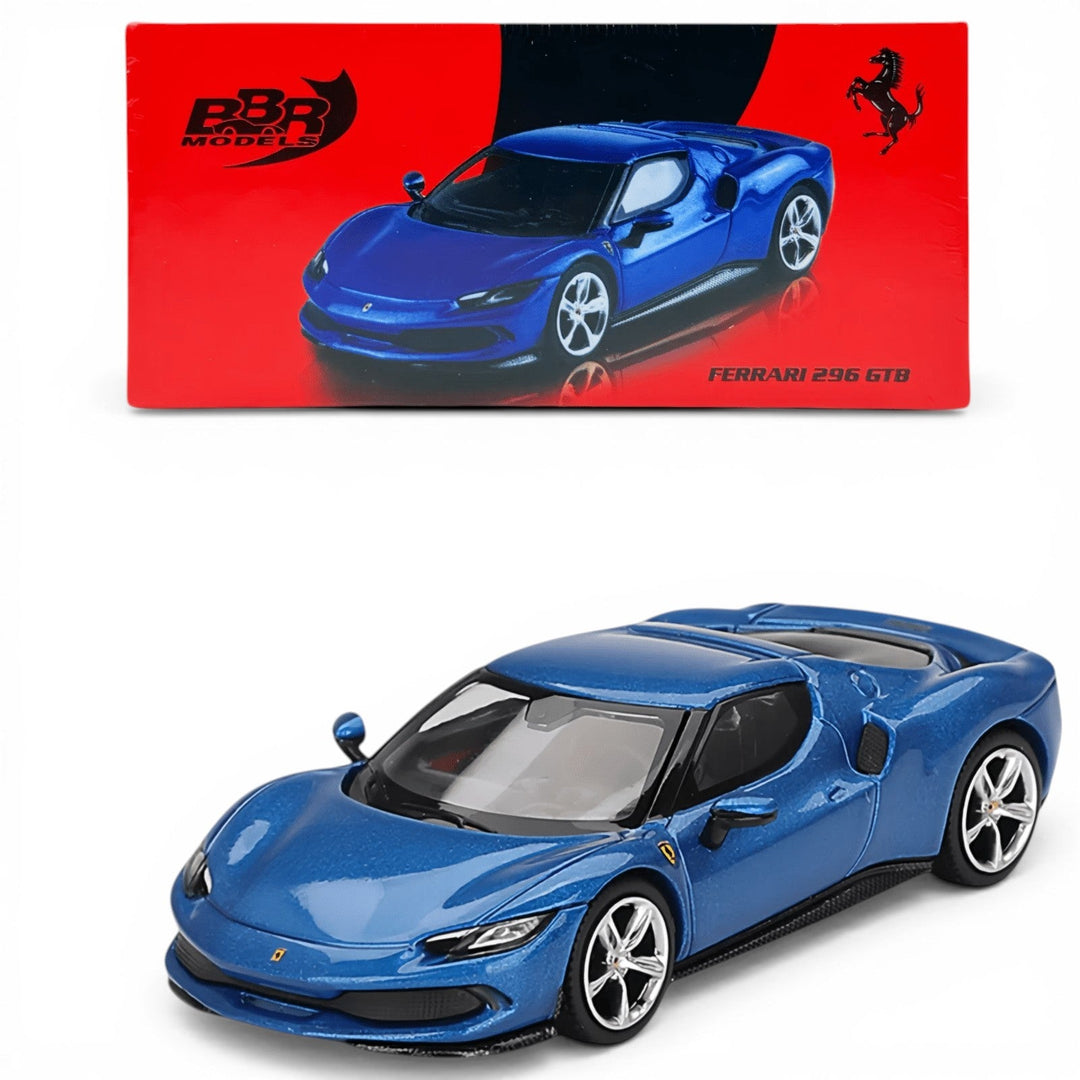 BBR Models - Ferrari 296 GTB - Blu Corsa - Top CollectiblesDiecastBBR Models