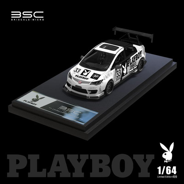 BriScale Micro - Honda Civic Type - R FD2 "Playboy" *Pre - Order* - Top CollectiblesDiecastBriScale Micro