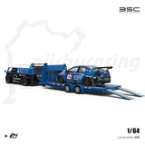 BriScale Micro - Volkswagen T1 & Subaru WRX STi Trailer Set - Top CollectiblesDiecastBriScale Micro