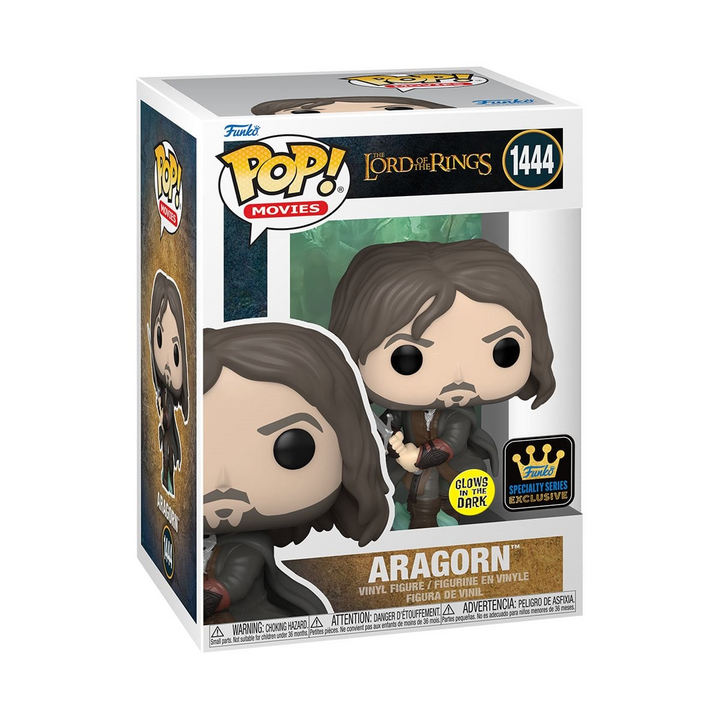 Funko - Aragorn "Army of the Dead" (The Lord of The Rings) - Glow-in-the-Dark Pop! Vinyl Figure