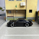 Cars Lounge - Porsche 911 (930) Blackbird - Black Wheels *Resin - Limited Edition 1 of 399 Pcs* - Top CollectiblesDiecastCars Lounge