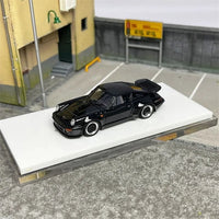 Cars Lounge - Porsche 911 (930) Blackbird - Black Wheels *Resin - Limited Edition 1 of 399 Pcs* - Top CollectiblesDiecastCars Lounge