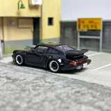 Cars Lounge - Porsche 911 (930) Blackbird - Black Wheels *Resin - Limited Edition 1 of 399 Pcs* - Top CollectiblesDiecastCars Lounge