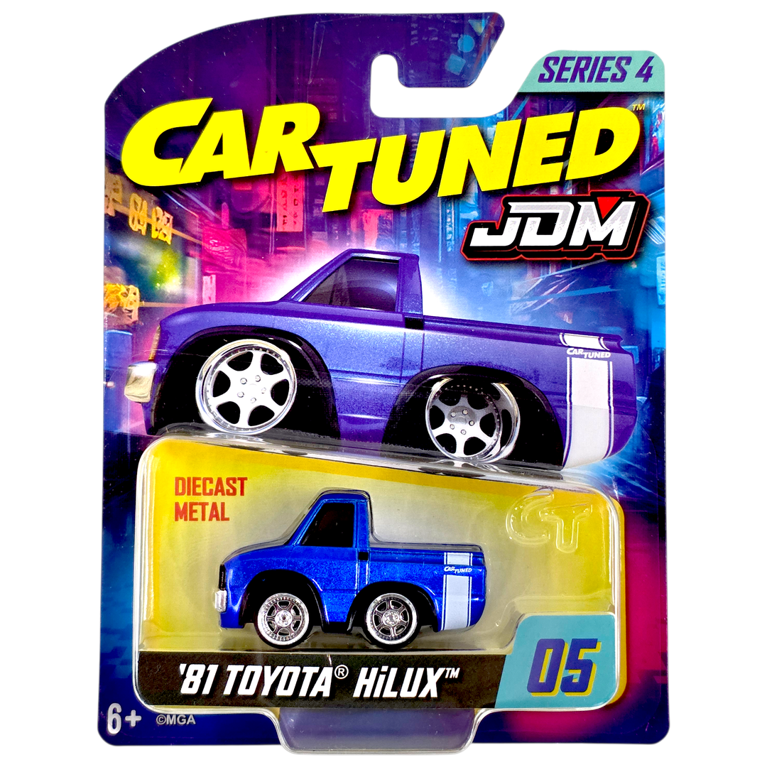 CarTuned - '81 Toyota HiLux - 2026 JDM Series 4 - Top CollectiblesDiecastMGA