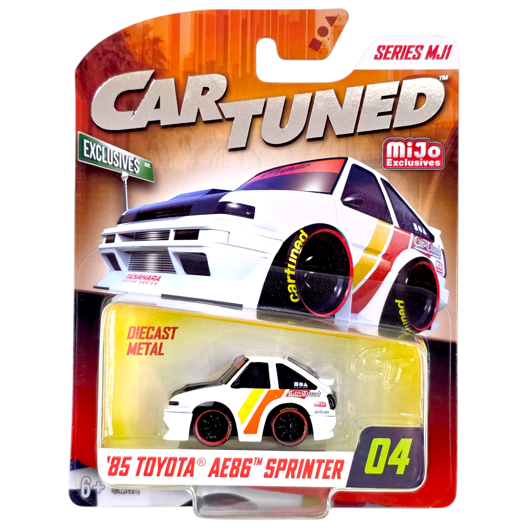 CarTuned - '85 Toyota AE86 Sprinter - 2026 Series MJ1 *MiJo Exclusive* - Top CollectiblesDiecastMGA
