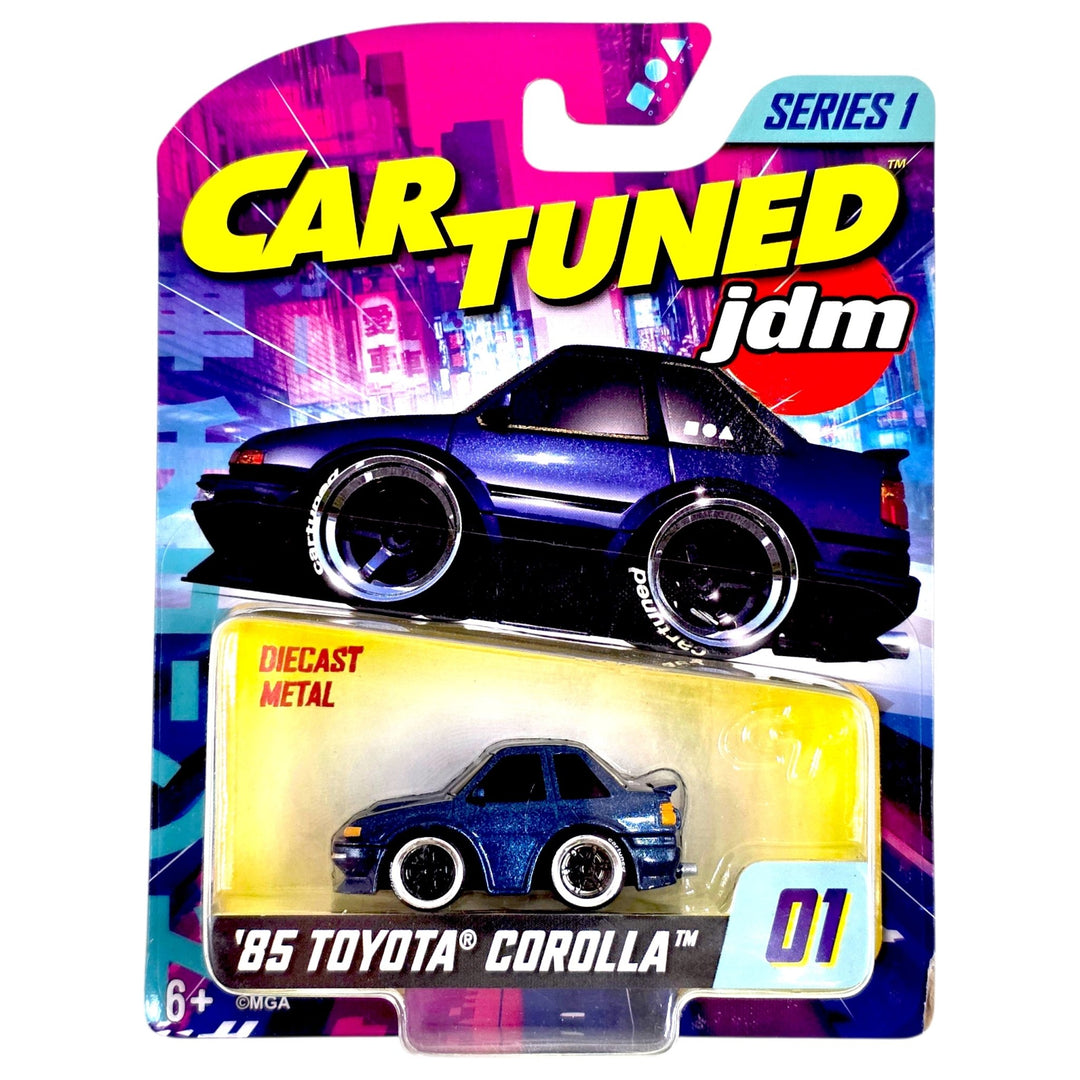 CarTuned - '85 Toyota Corolla - 2025 JDM Series 1 - Top CollectiblesDiecastMGA