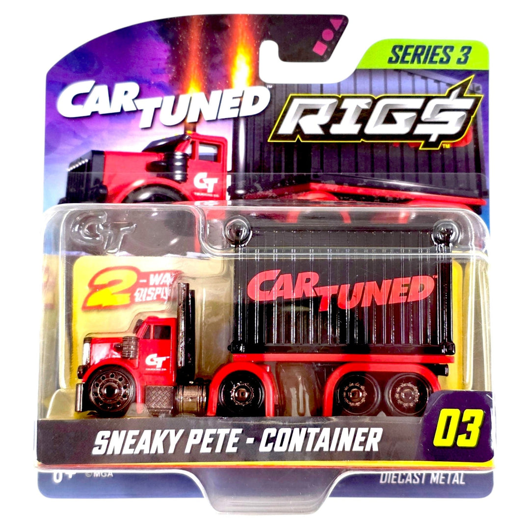 CarTuned - Sneaky Pete Container (Black & Red) - 2026 Rigs Series 3 - Top CollectiblesDiecastMGA
