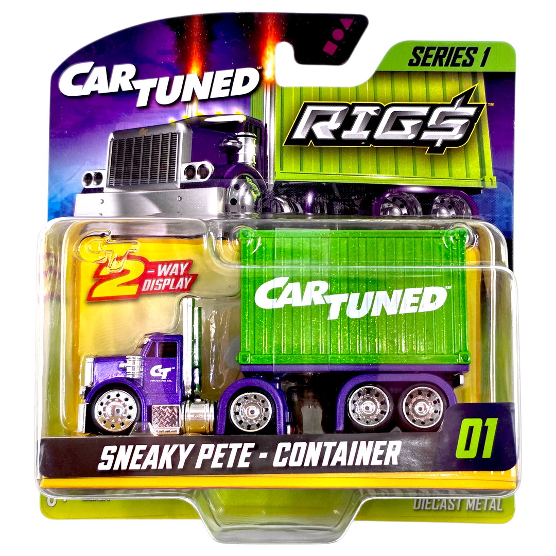 CarTuned - Sneaky Pete Container (Green) - 2025 Rigs Series 1 - Top CollectiblesDiecastMGA