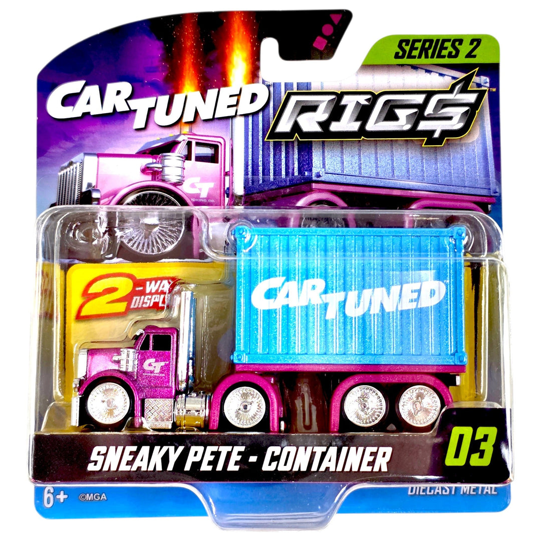 CarTuned - Sneaky Pete Container (Pink & Blue) - 2026 Rigs Series 2 - Top CollectiblesDiecastMGA