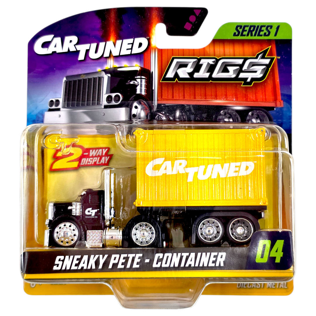 CarTuned - Sneaky Pete Container (Yellow) - 2025 Rigs Series 1 - Top CollectiblesDiecastMGA