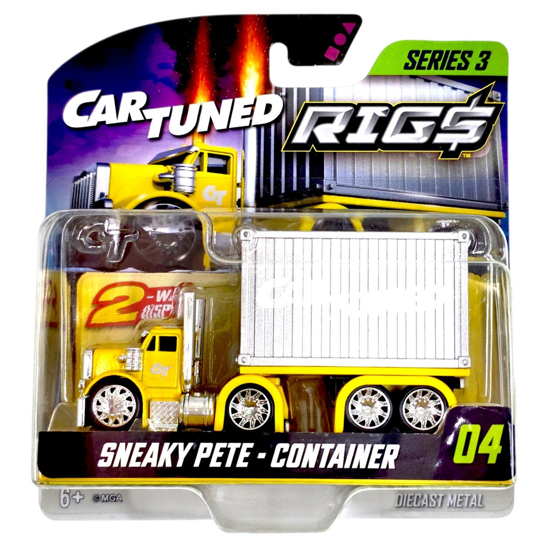 CarTuned - Sneaky Pete Container (Yellow & Silver) - 2026 Rigs Series 3 - Top CollectiblesDiecastMGA